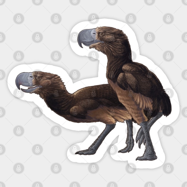Phorosrhacos longissimus - Terror Bird Sticker by CoffeeBlack